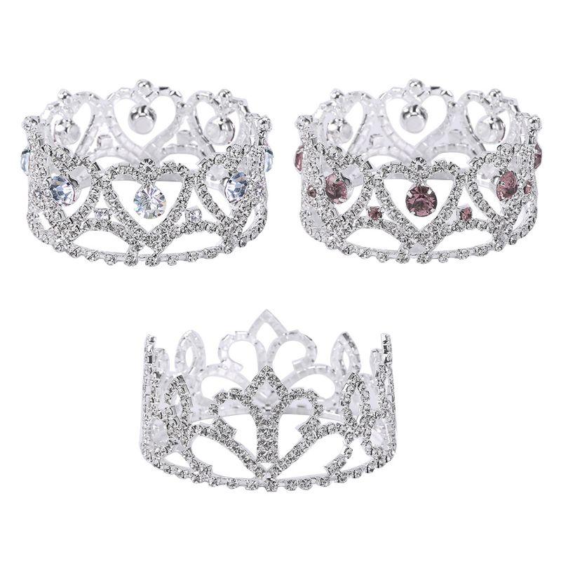 

Girls Birthday Party Tiara Headdress Children's Crown Newborn Photography Props Headband Accessories