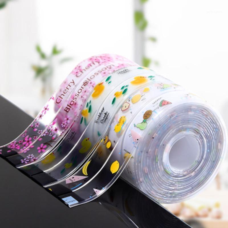 

3.2Mx3.8CM Waterproof Bathroom Sink Sealing Strip Tape PVC Self Adhesive Mold Proof Wall Stickers for Kitchen Stove Toilet Gap1
