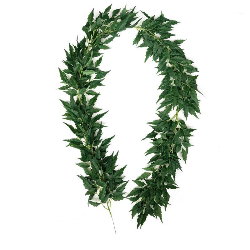 

Hang Artificial Vine Plant Vivid Silk Arch Home Wedding Party Hanging Fake Garland Plants Decoration1