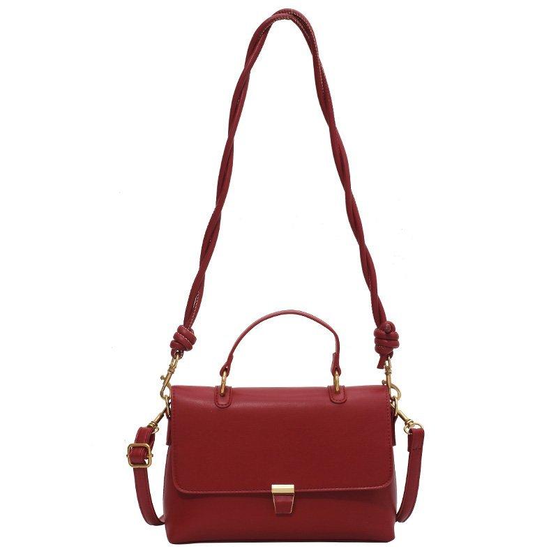

Women Handbag New Fashion Shoulder Bag Small Female PU Leather Popular Girl Daily Bag Appointment Youth Wild Designer Red, Brown