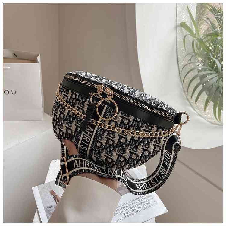 

2022 Factory Wholesale New Women's ins bag women's style with texture leisure Single Shoulder Bag Girl's, Black