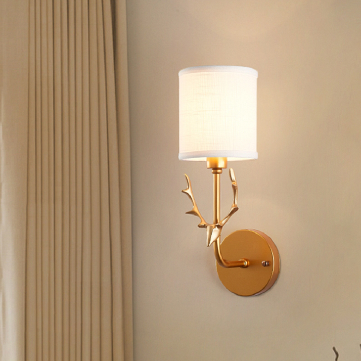 

Simple Nordic Modern Creative E27 Wall Lamp Bedroom Living Room Hotel Aisle Background Wall Antler lights