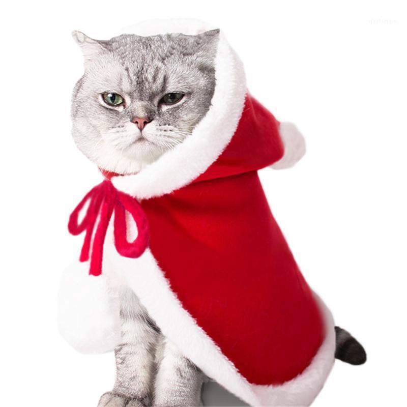 

Funny Dog Cat Costume Christmas Cloak Halloween Disguise Clothes For Cats New Year Suit For Small Dogs Pet Photo Props Accessory1