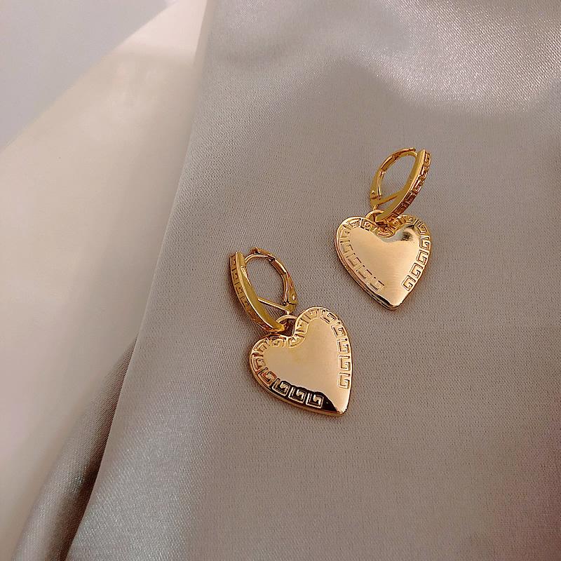 

Kawaii Earrings Love Peach Heart Retro Earrings 2020 Trend Vintage Exaggerated Fashion Jewelry Women's Earring
