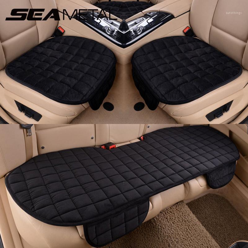 

Universal Car Seat Covers Winter Plush Auto Chairs Cover Warm Automobiles Seat Covers Protector Cushion Car Interior Accessories1