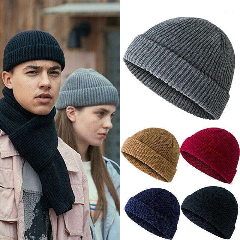 

Beanie Plain Knit Ski Hat Skull Cap Cuff Warm Winter Blank Colors Unisex Beany1