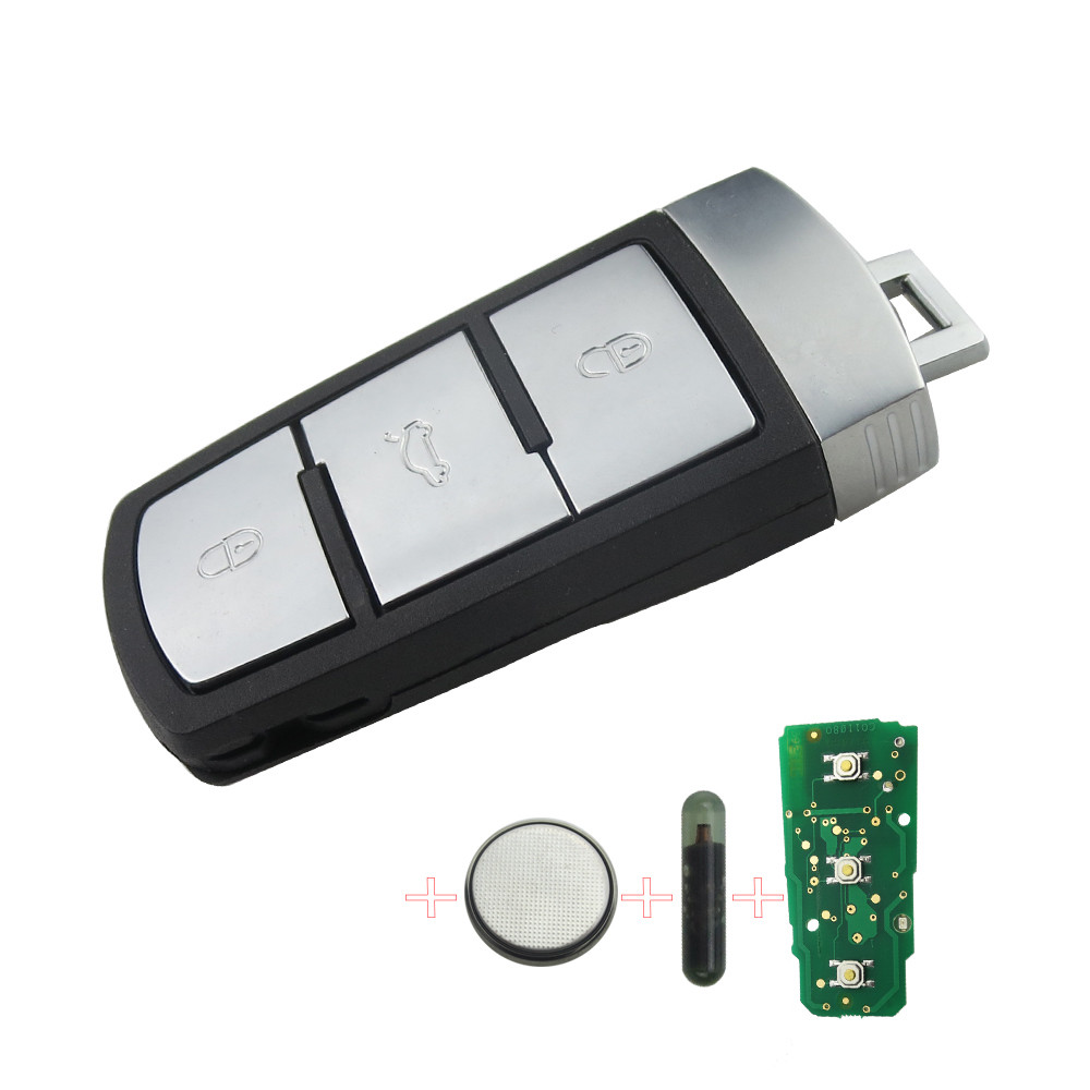 

Volkswagen Magotan used an ID48 chip 434MHz 3-button remote key before 2010