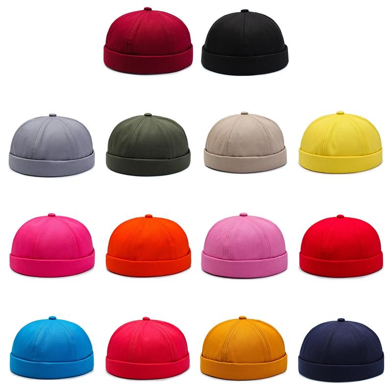 

Beanie Men Women Retro Brimless Portable Adjustable Skullcap Hip Hop Hat Skull Cap Outdoor Sport Cycling Women Men's Sportswear, Ly