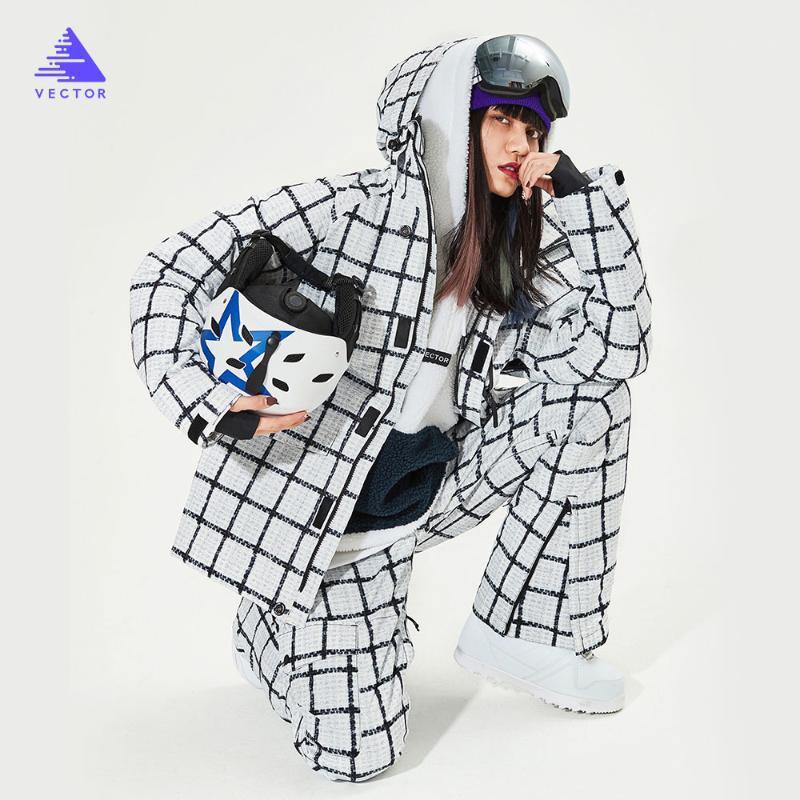 

2020 VECTOR Brand Men Women Ski Jacket Winter Warm Windproof Waterproof Outdoor Sports Snowboard Skiing Fashion Coat Chic Tops1, Color 9