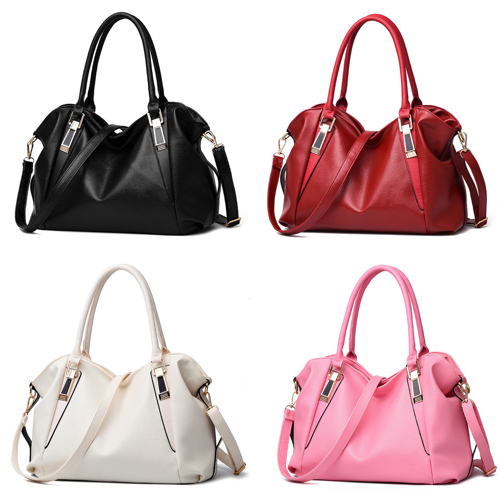

HBP Herald Fashion Designer Women Handbag Female PU Leather Bags Handbags Portable Shoulder Office Ladies Hobos Bag Totes Q1230, Black