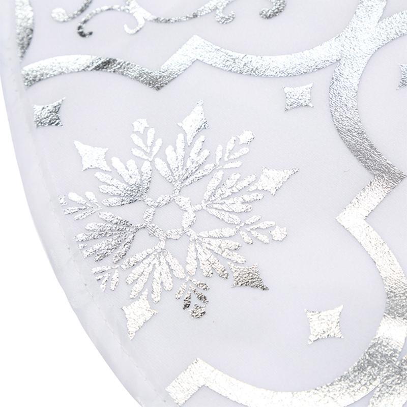 

Ornament Folding Christmas Decorative Home Party Durable Floor Festival Round Protective Tree Skirt Sock Set Dustproof1