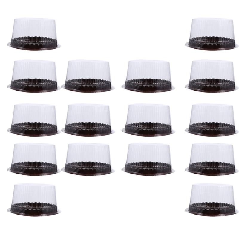 

100 Pcs Cake Boxes Packaging Boxes Transparent Storage Cases