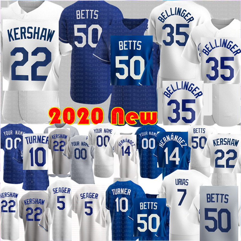 

Los 50 Mookie Betts Angeles Jersey Cody Bellinger 35 Jersey Clayton Kershaw Julio Urias Enrique Hernandez Corey Seager Justin Turner Jerseys, 2020 cool base {dingzhi }