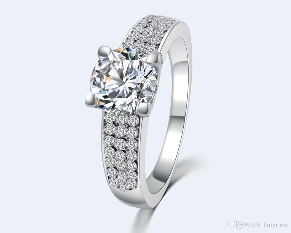 

Wedding Rings Men Woman Korean Costume Jewelry Cubic Zirconia Gemstone Rings