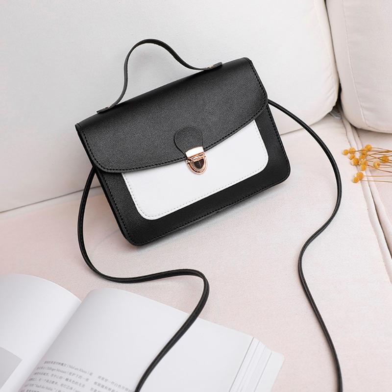

Fashion Women's Crossbody Bags Carved Shoulder Bag luxury handbags women bags designer Small Square Mobile Phone Bag bolso mujer, Black