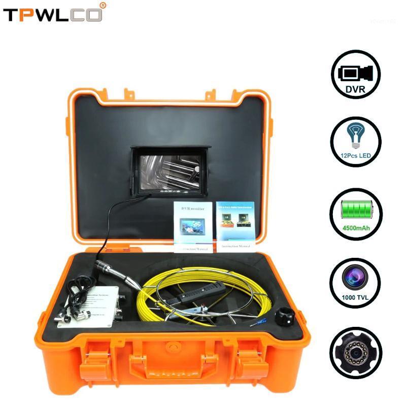 

23mm Internal Pipe Inspection 7inch LCD Monitor 12pcs LED For Pipeline Plumbing Sewer Endoscope Industrial Camera 20M1