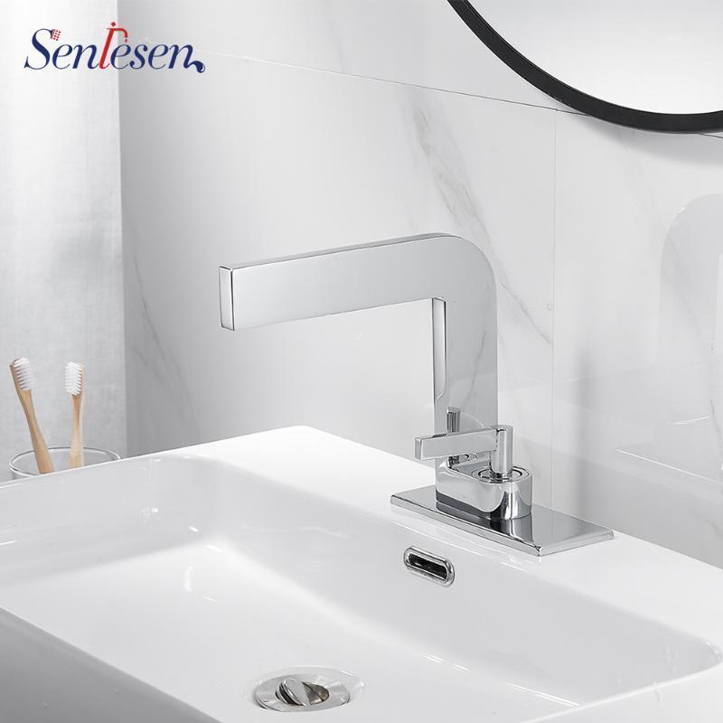 

Basin Faucet Retro Chrome Faucet Taps Bathroom Sink Single Handle Hole Deck Vintage Wash Hot Cold Mixer Tap1