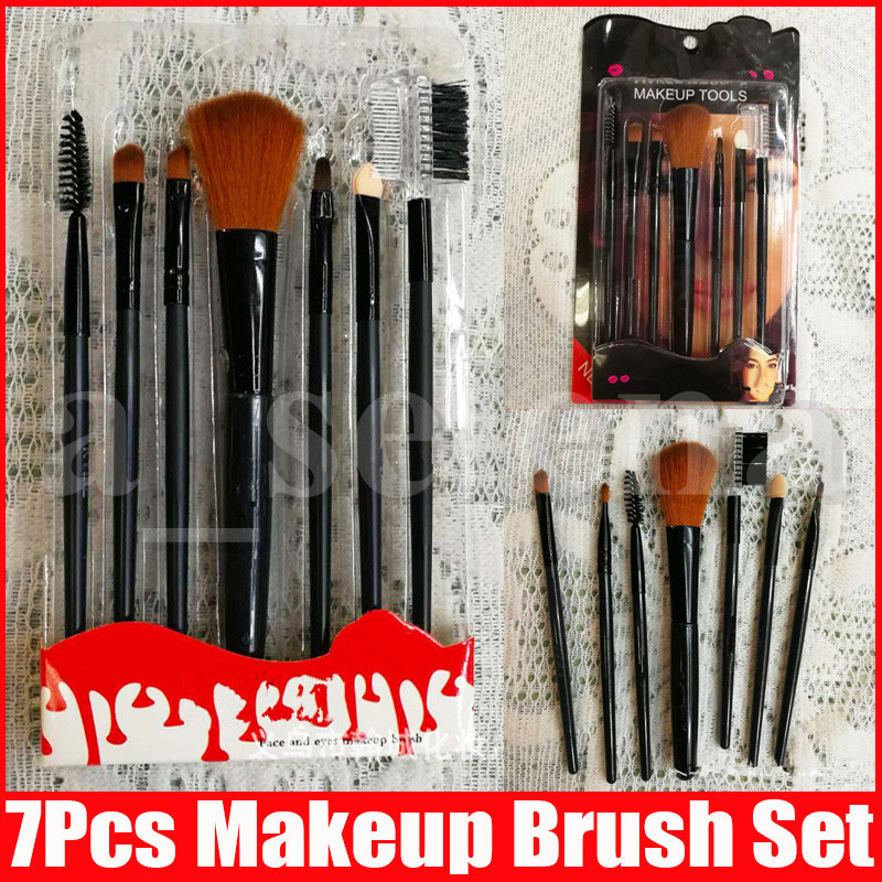 

Makeup Brushes Set Tools Make-up Toiletry Kit Make Up Brush Set Cosmetic Foundation Brush Professional 7 PCS
