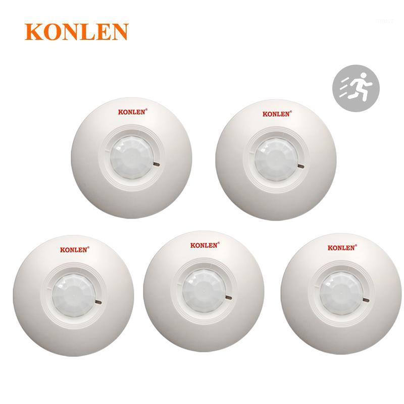 

12V Wired PIR Motion Sensor Ceiling Detector 360 Degree Infrared Movement Detection N.O N.C Signal Output Link Wire Alarm System1