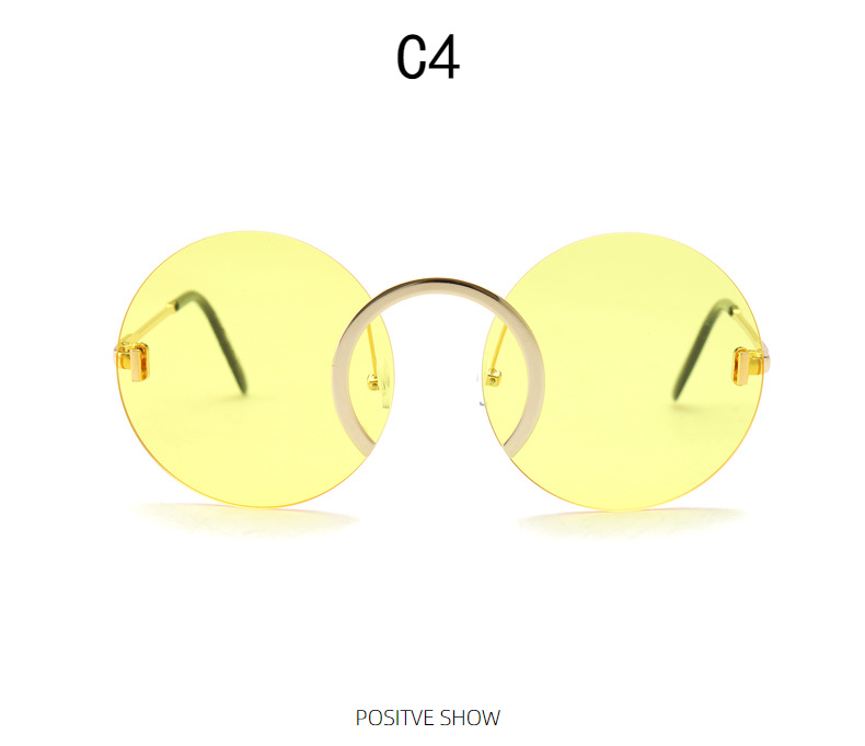 

Fashionable Retro Round large frame sunglasses nose ring Sunglasses Sun Glasses eyewear UV400 Protection Free Shipping 8881