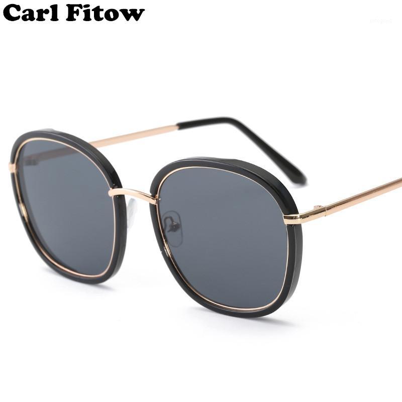 

Sunglasses Luxury Women Fashion Round Ladies Vintage Retro Brand Designer Oversized Female Sport Sun Glasses Tide1
