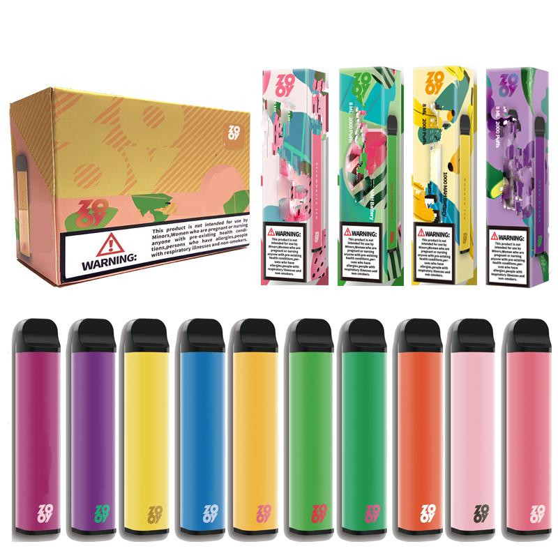 

100% Original Electronic Cigarette ZOOY 2000 Puffs Disposable Vape Pen 8ml real 950mah Battery VS PUFF BAR XXL 1600