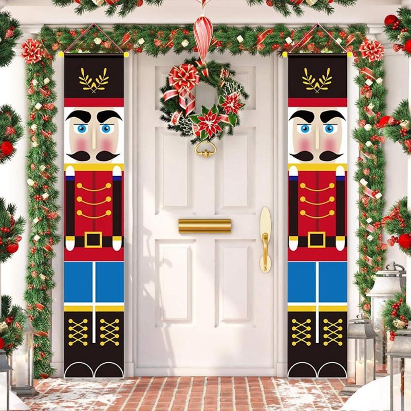 

Merry Christmas Decorations for Home 2020 Soldier Banner Ornaments Christmas Door Decor Happy New Year Gifts 2021 Navidad Noel