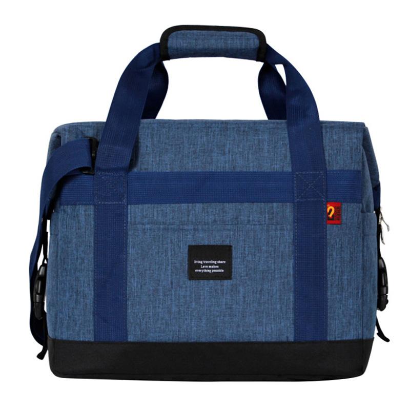 

Waterproof Lunch Box Oxford Insulation Refrigeration Bag Outdoor travel Ice Bag Shoulder Ice Pack Drink Beer Cooler