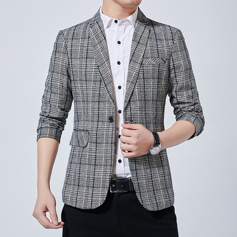 

2021 Spring Fall Luxury Chess Blazers New Fashion High Quality Thin Suit Chinese QW9G, Px 2002 1