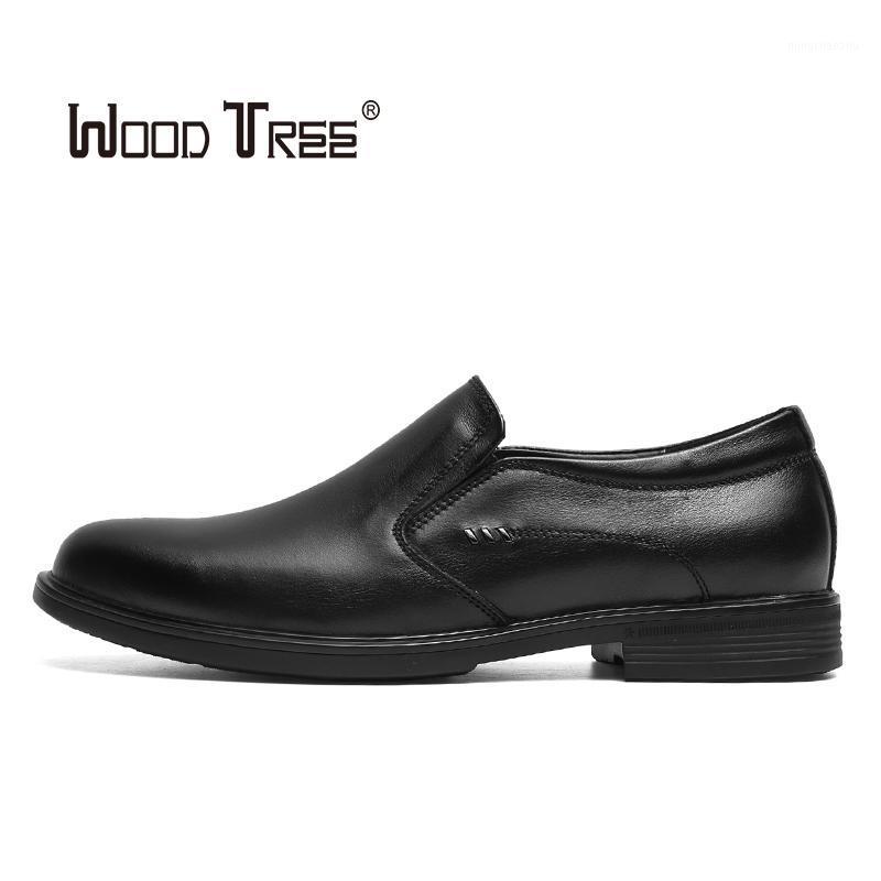 

WOODTREE summer breathable men's leather shoes men's formal shoes business classic pointed leather formal shoe overs1, Black