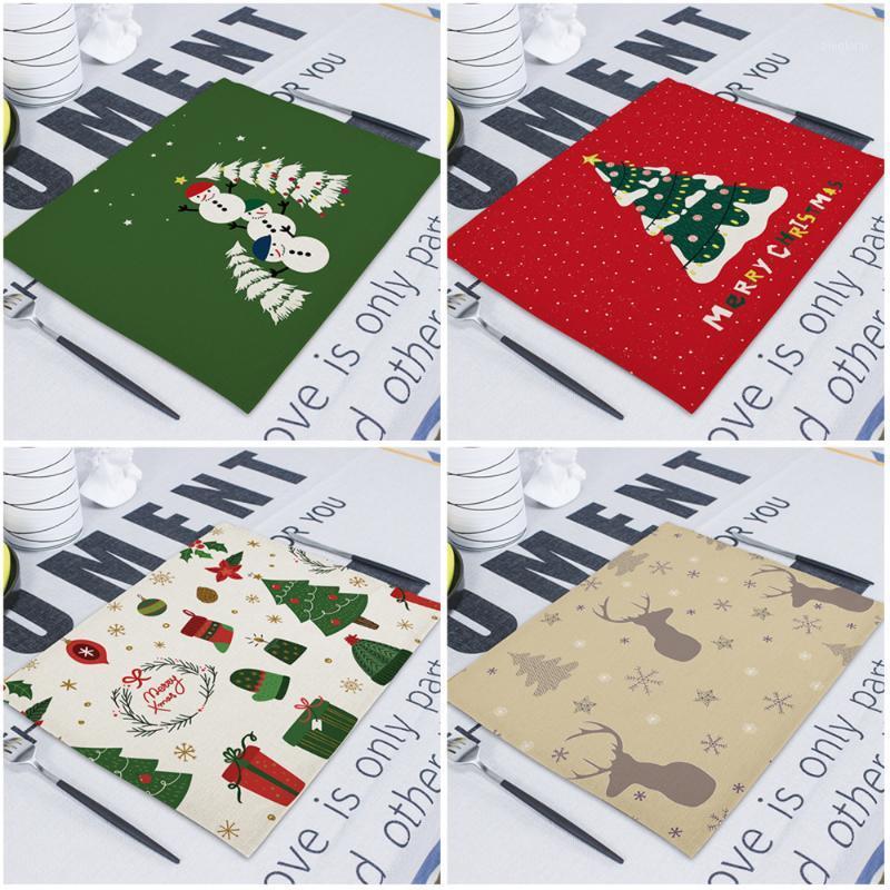 

Christmas Decor Dining Napkin Fabric Napkins Matting Napkins Linen Cloth Table Weddings Towel for Kitchen Servetten 42X32cm1
