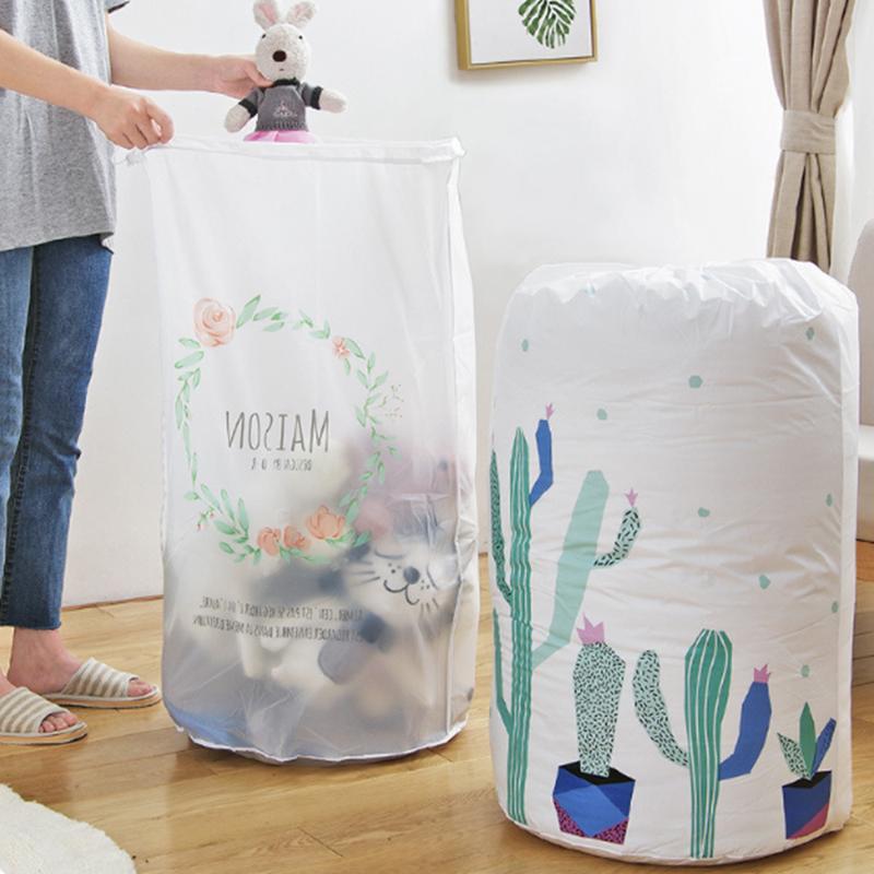 

1PC Kid's Organizer Storage Bag Clothes Packaging Toy Packing Bag Quilt Closet Organizer Clothing For Pillow Blanket Bedding