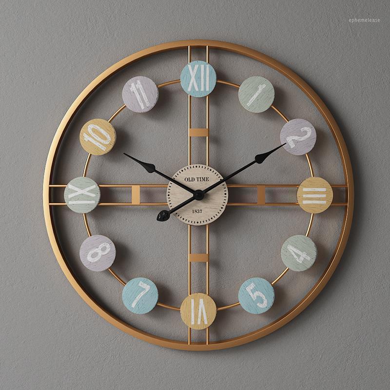 

Big Roman Wall Clock Modern Design Minimalist Creative Art Wall Clock Silent Living Room Reloj Pared Home Decoration AE50WC1