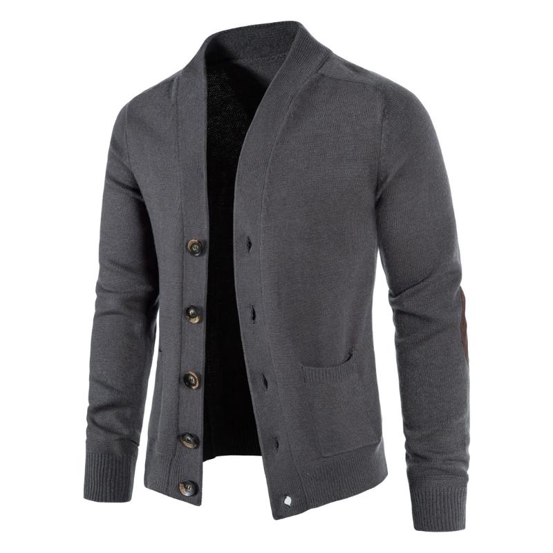 

Men's Sweaters Mens Cardigan Sweater Jackets Coats Fashion Knitted Warm Thick Sweatercoats Men Casual Knitting Patchwork Coat, White;black