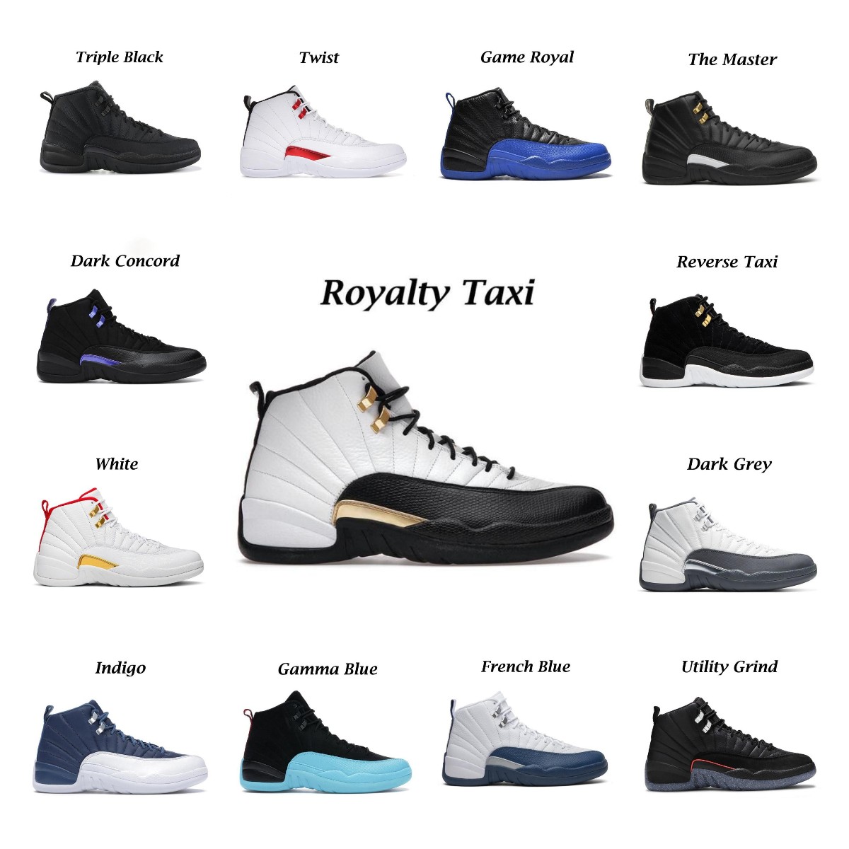 

Jumpman 12 12s Mens Basketball Shoes Utility Grind Indigo Flu Game Dark Concord OVO White Royalty Playoff Taxi Sports Designer Brand Sneakers, Color 22