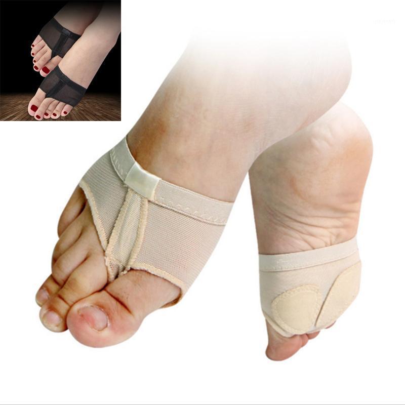 

1Pair Belly Ballet Dance Toe Pad Practice Shoe Foot Thong Care Tool Half Sole Gym Sock selling1, Beige
