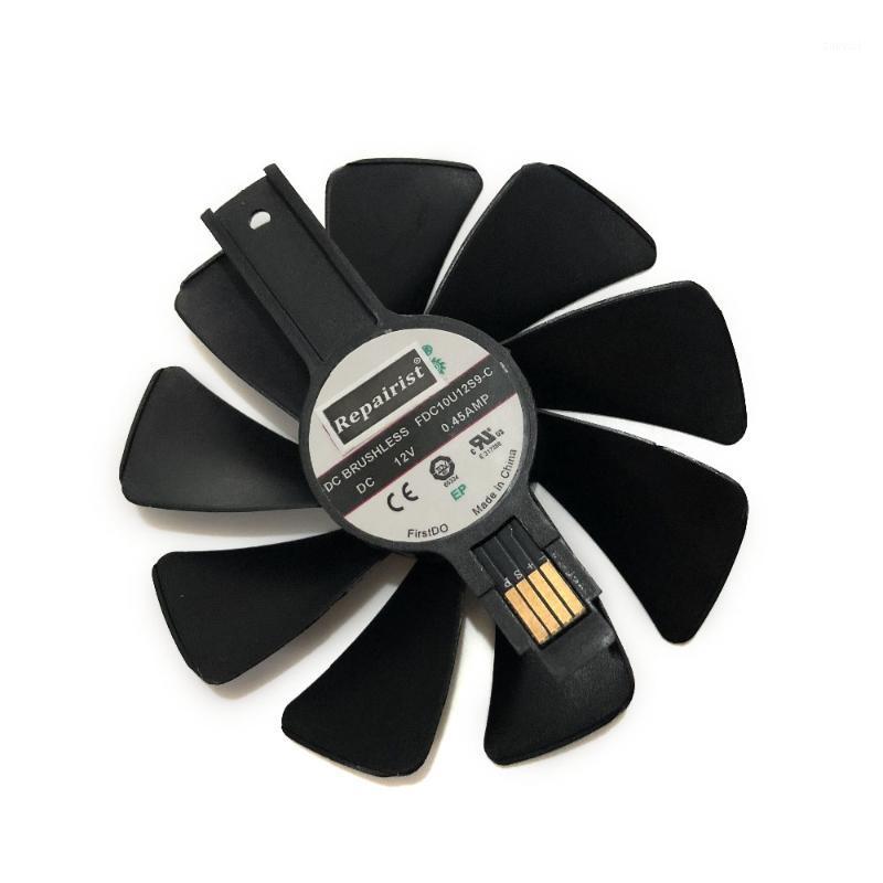 

CF10H12D RX VEGA/590/580/570 GPU VGA Graphics Cooler FDC10U12S9-C Fan For Sapphire NITRO RX590 RX580 RX570 RX480 Card Cooling1
