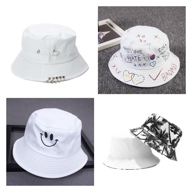 

Unisex Harajuku Bucket Hat Fishing Outdoor Hip Hop Graffiti Cap Men's Summer Fisherman Hat Women, Wt