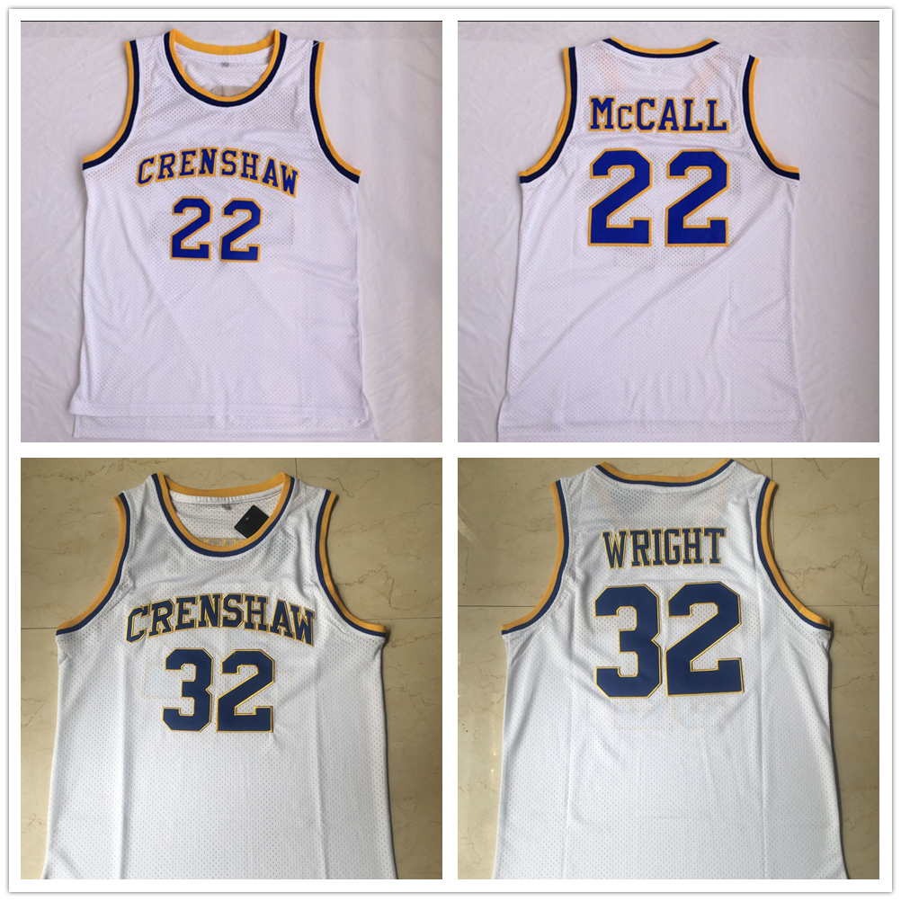 

College Basketball Wears 22 Quincy McCALL 32 Monica Wright Movie Jerseys Mens Love Stitched jersey, White