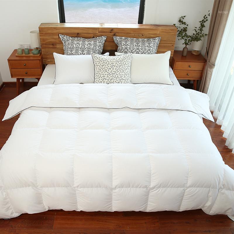 

SIDANDA Autumn Winter Quilts 70% Duck Down Duvet Comforter Eiderdown Comforter White Bedclothes  Size Feather1, As pic