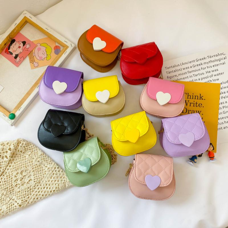 

Cute Kids Mini Purses and Handbags 2020 Autumn Winter Leather Crossbody Bags for Baby Girls Small Coin Pouch Girl Party Purse, Black