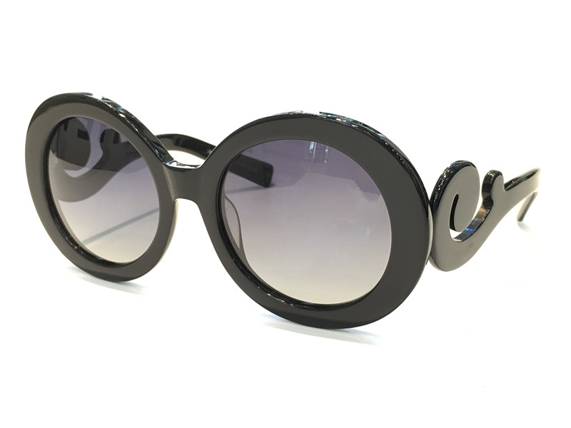 

Sunglasses Round Shape Fashion Big Face Retro Vintage Summer Style Women Full Frame Top Quality With Case Classic