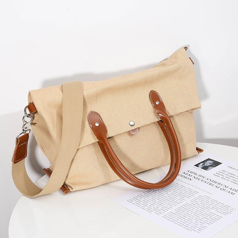 

Top Quality new fashion Womens wallet handbag large-capacity canvas tote bag shoulder bag HOT sale Fashion bags crossbody, Beige