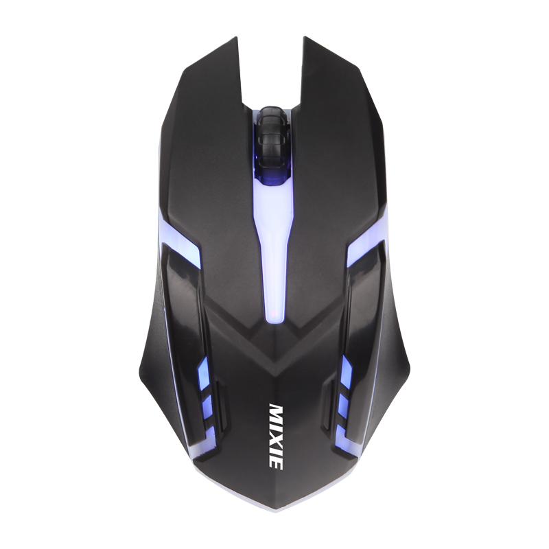 

MIXIE X3 Wired Mouse LED 1000DPI Gaming Mouse Office Home Backlit Portable USB
