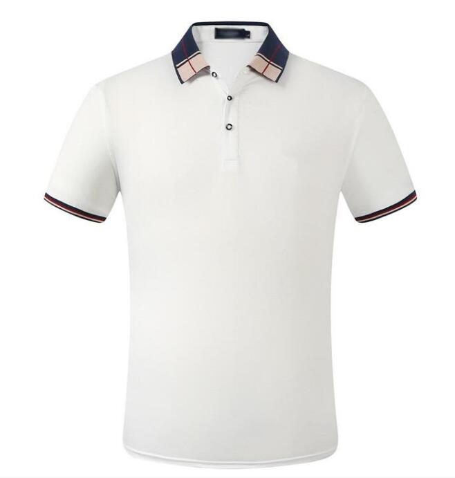 

12 Mens Designer Polo T Shirts Men's Polo Homme Summer Polos Shirt Embroidery Polos T Shirts High Street Trend Shirt Top, 03