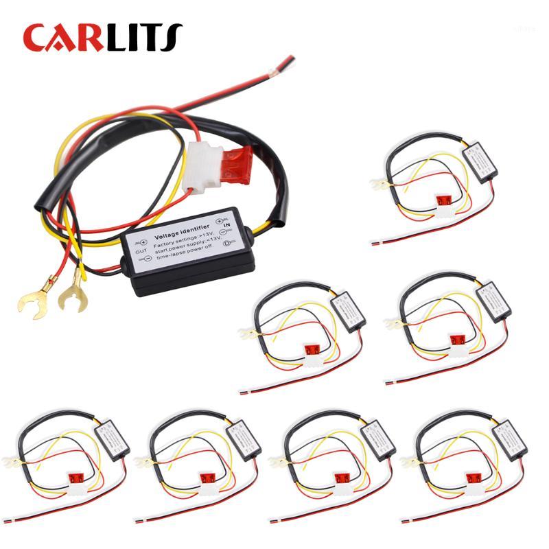 

10PCS DRL Controller Auto Car LED Daytime Running Lights Controller Relay Harness Dimmer On/Off 12-18V Fog Light CE1