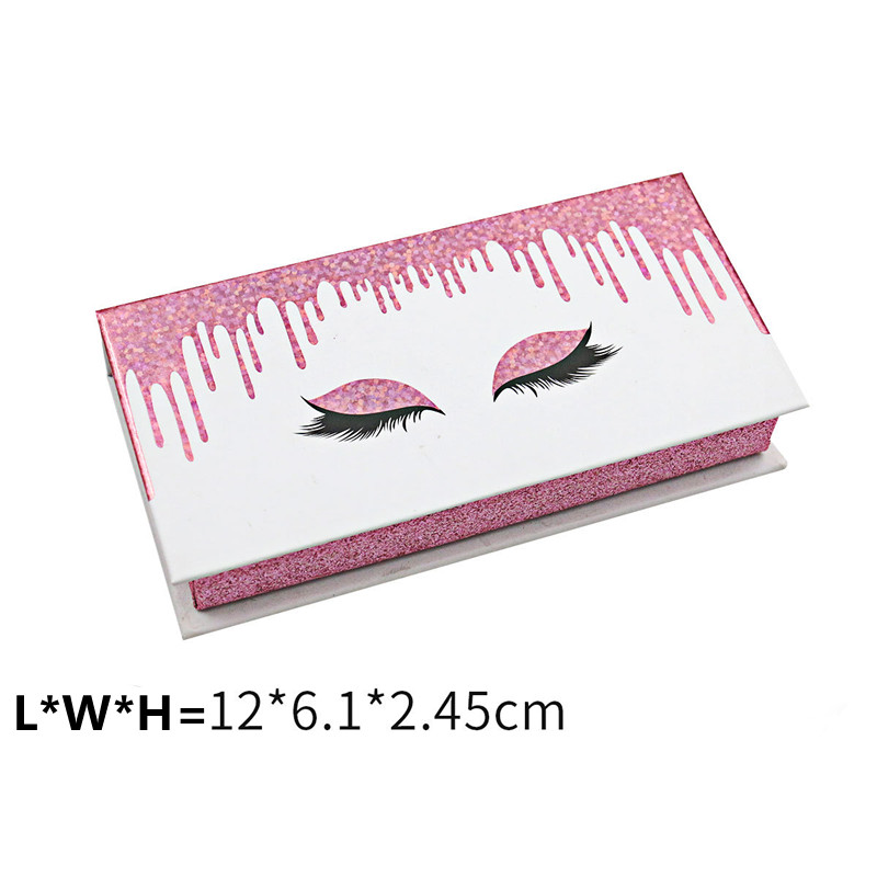 

DHL FREE A pair of lashes box quicksand eye false eyelashes box