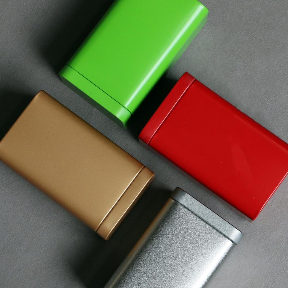 

5 Colors Tea Storage Box Kitchen Food Jars 6pcs/lot Metal Small Iron Cans Portable Sealed Tea Tins Coffee Cookie Organizer Tank 201022