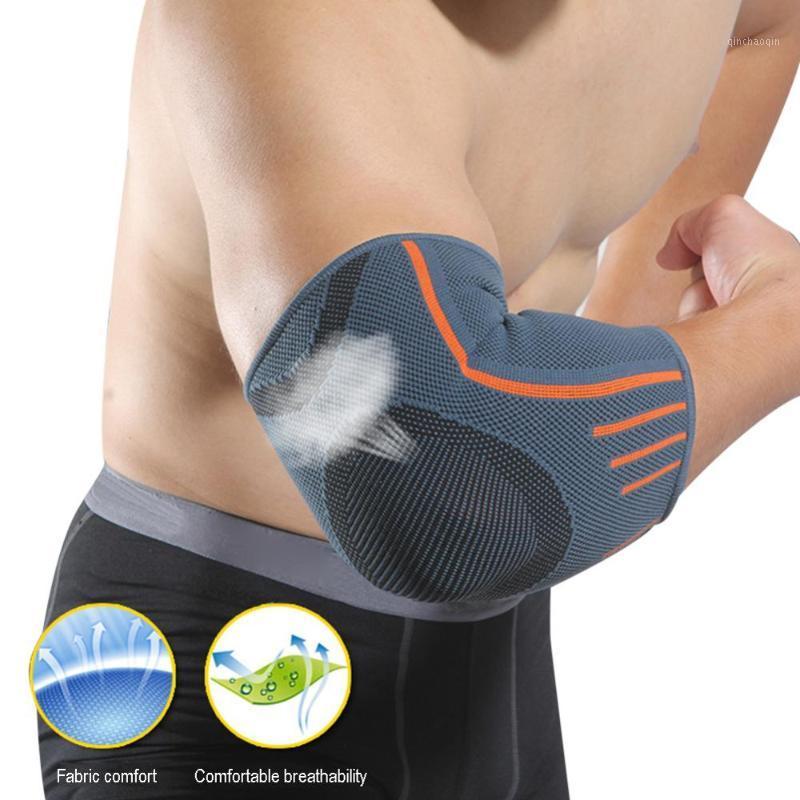 

New 1 Pcs Breathable Compression Sleeve Elbow Brace Support Protector for Weightlifting Arthritis Volleyball Tennis Arm Brace1, Grey