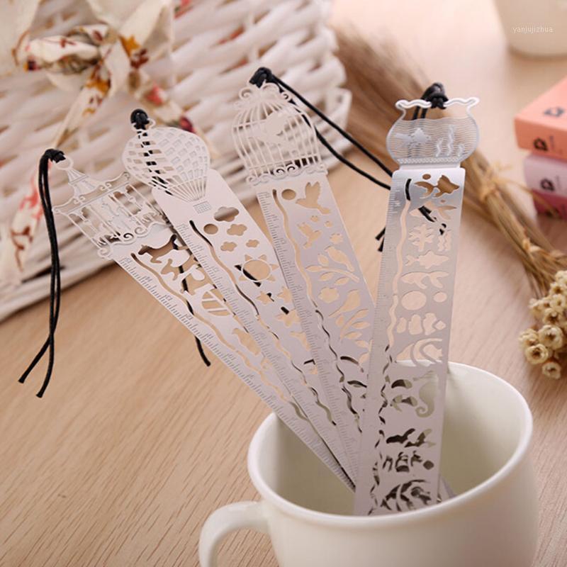 

Delicate cutout book mark ultra-thin metal bookmark tape ruler brief book marker fashion bookmarks for Books Stationery1
